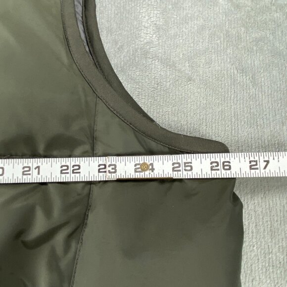 Eddie Bauer Down Puffer Vest Men XL Green Comfortable Sportsman Mock Neck Zip Up - Picture 12 of 14